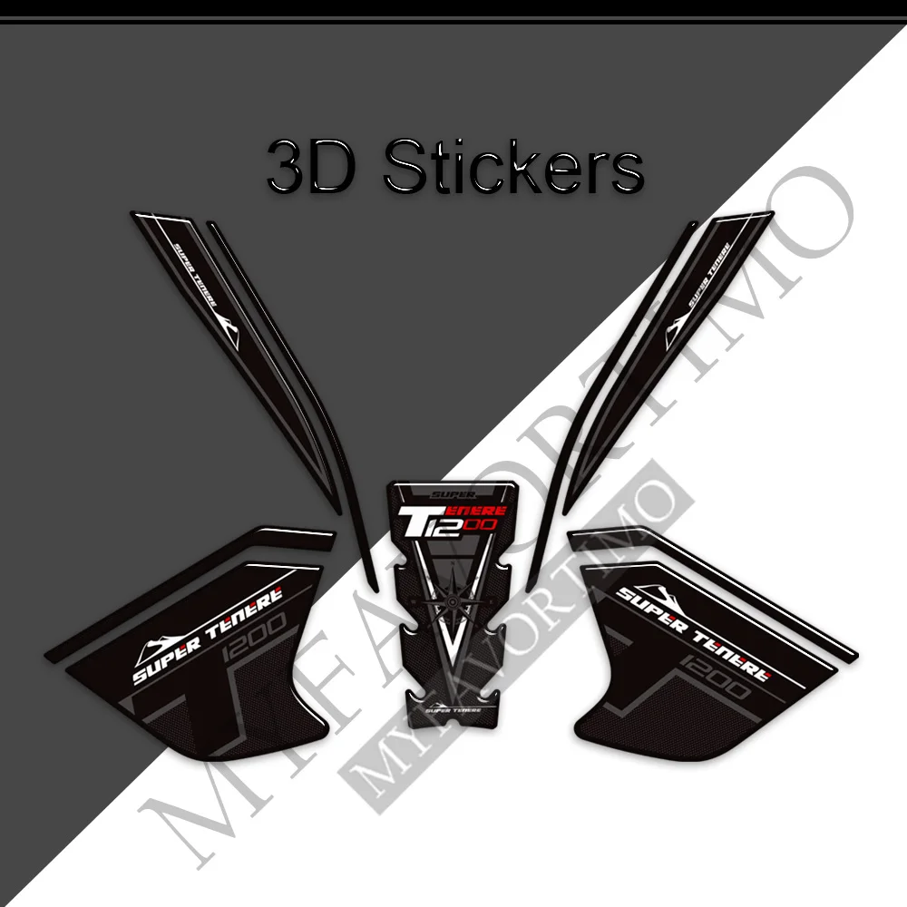 ヤマハ XT1200X XT1200ZE オートバイのタンクパッドプロテクター保護 3D ステッカーガスタンクパッド保護デカール