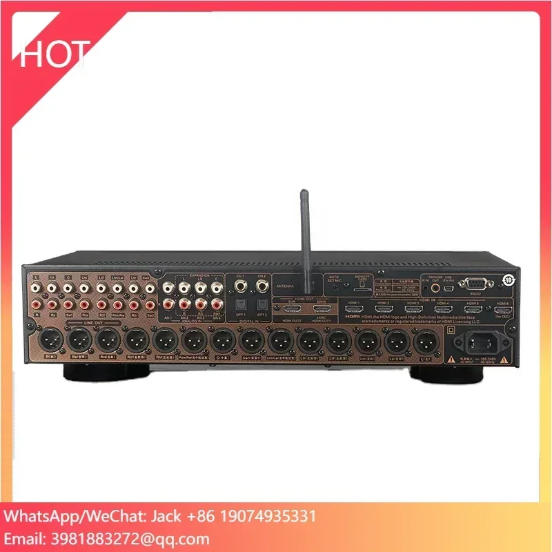 ToneWinner 9.3.4  Surround Sound Home Theater AV Receiver 4K , Dolby Atmos & DTS: X & Bluetooth Black Amplifier Receiver