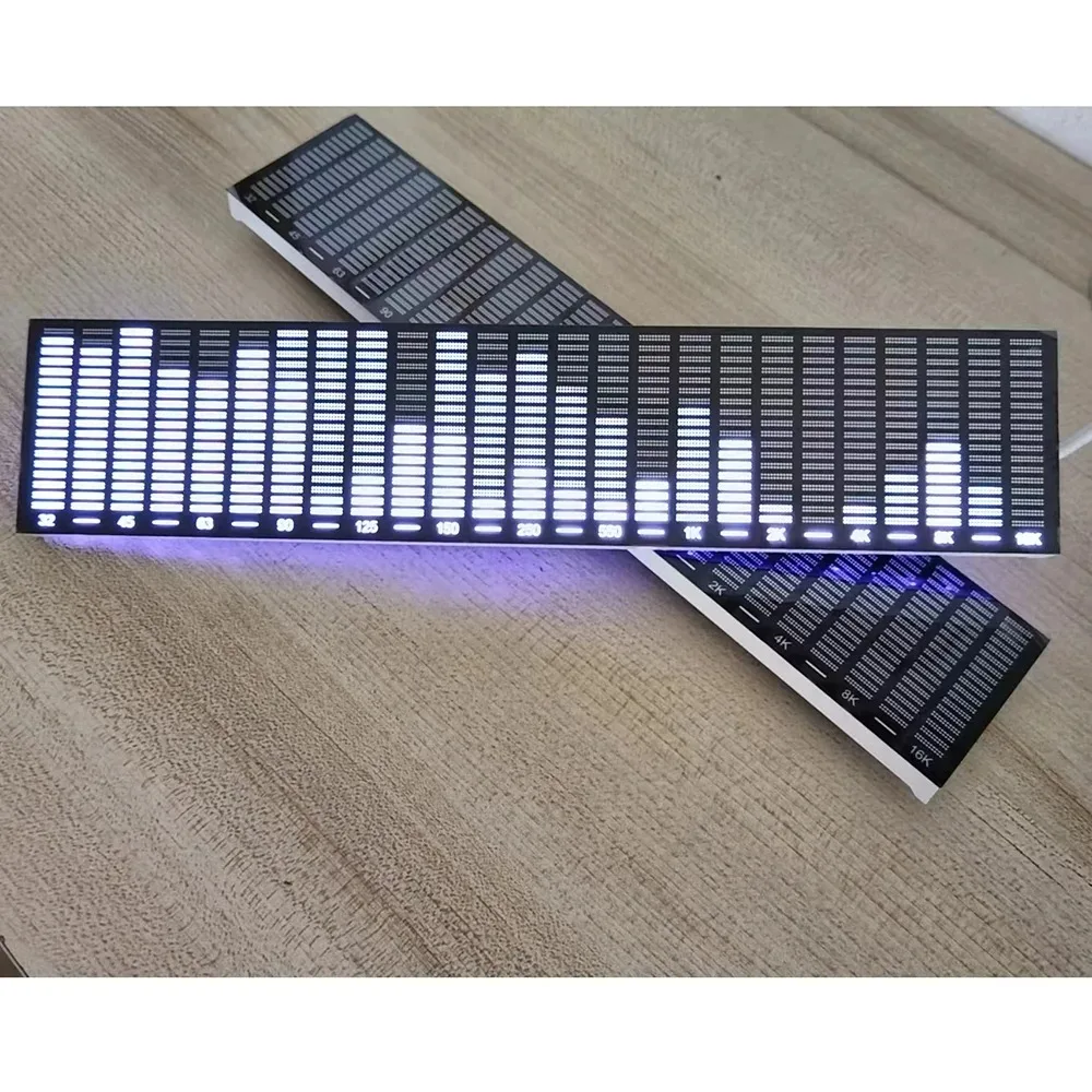 New Desktop Luminous Ornament, LED Music Spectrum Rhythm Light, Car Home Decoration Atmosphere Light, Gift