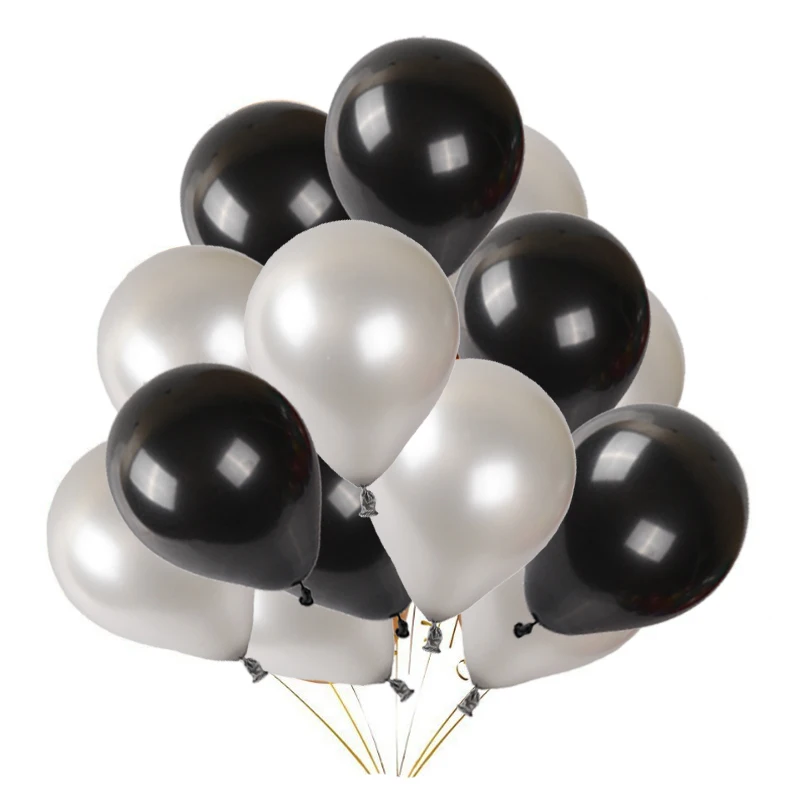 Gold Pink Blue Black Latex Balloons Baby Shower Birthday Wedding Party Anniversary Balloon Decor Kids Adult Clear Air Balloons image 3