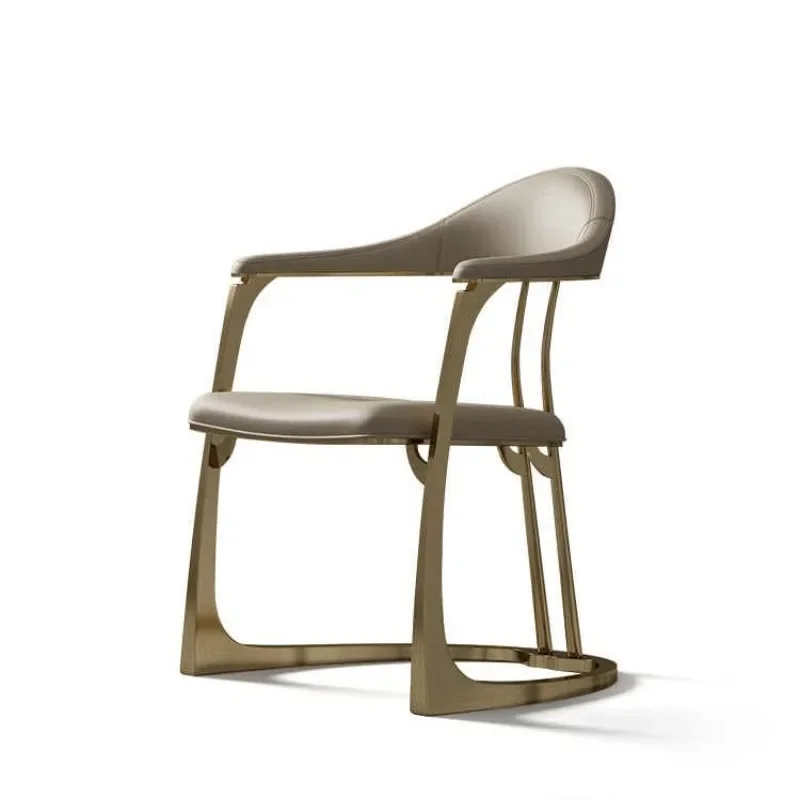 Italian light luxury armchair master chair, chair office