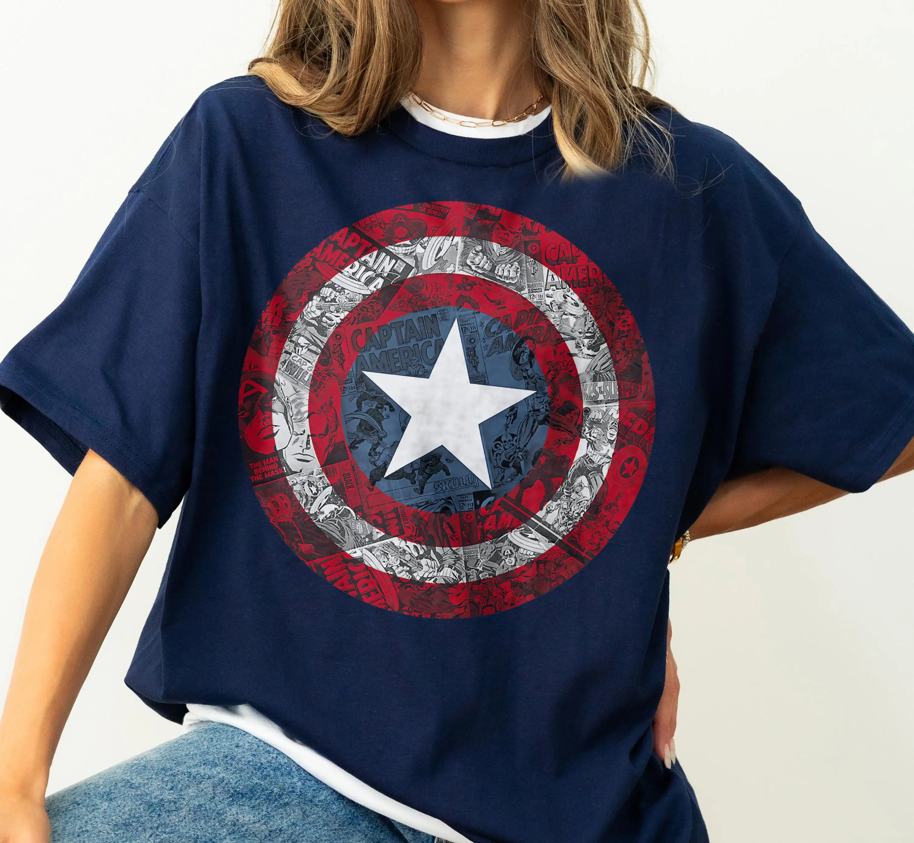 2026 Avengers Style Men's and Women's Summer Pure Cotton T-shirt Fan Style Comfortable, Breathable, High-quality Ins Y2k