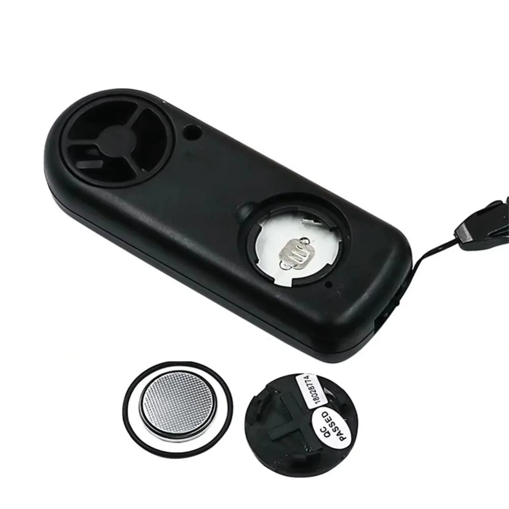 Mini Digital Anemometer LCD Display Hand-held Wind Speed Gauge -10°C ~ 45°C 30m/s Temperature Tester Wind Power Measurement