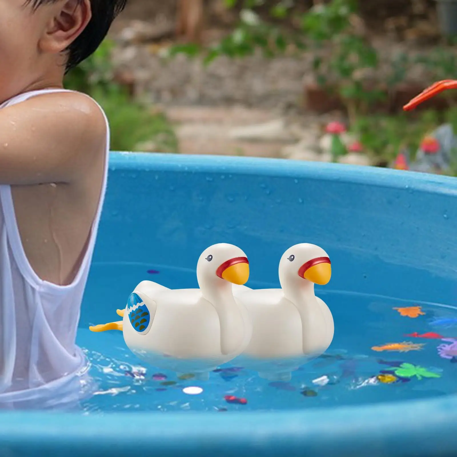 Portable Swan Bath Toys Toddler Toys Water Toy pool Time Kids Bath Animal Toy