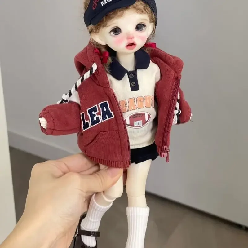 1/6 poppenkleding pak casual veelzijdige sportkleding voor 30 cm bjd pop meisje speelgoed aankleden speelhuis popaccessoires, geen pop