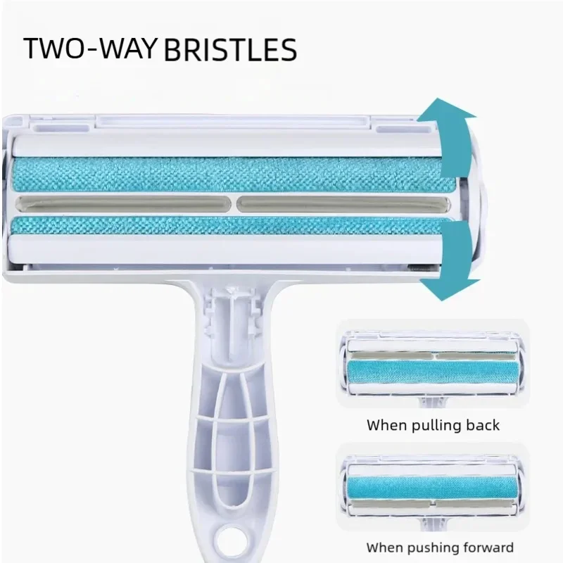 Pet Hair Remover Roller - Dog & Cat Fur Remover with Self-Cleaning Base - Efficient Animal Hair Removal Tool - Perfect for Furn