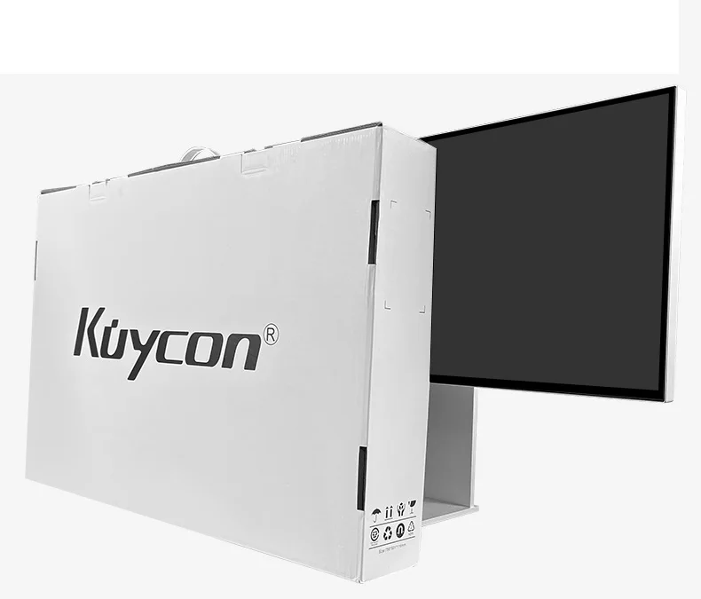 شاشة 34 بوصة HDR10 450NITS شاشة 34 بوصة 60 هرتز 5K شاشات Lcd IPS AR + AF شاشة لامعة لجهاز Mac Thunderbolt KUYCON G34W 100W TYPE-C