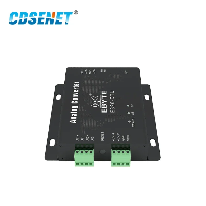 Imagem -05 - Módulo de Aquisição Analógica Modbus Rtu Cdsenet E820-dtu 2i2433l 1w Rs485 Canal Conversor de Coleção de Controle sem Fio 433mhz