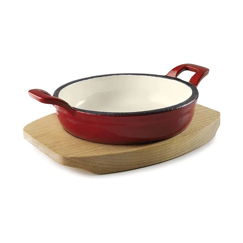 Round iron red Lacor saucepan, 200 ml-12x3 cm