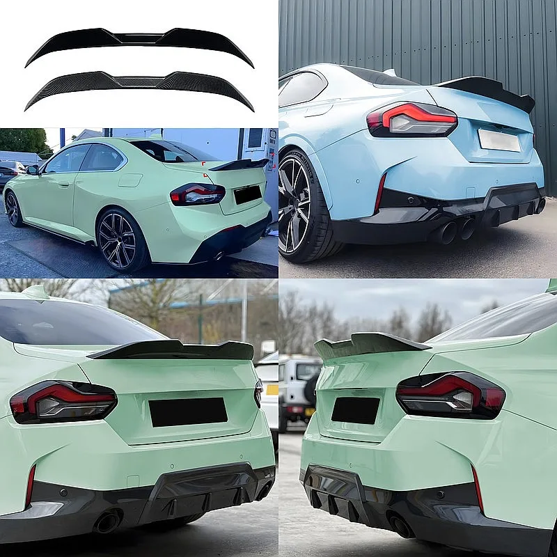 

Carbon Fiber Rear Trunk Spoiler Wing For BMW 2 Series G42 M2 G87 2022+