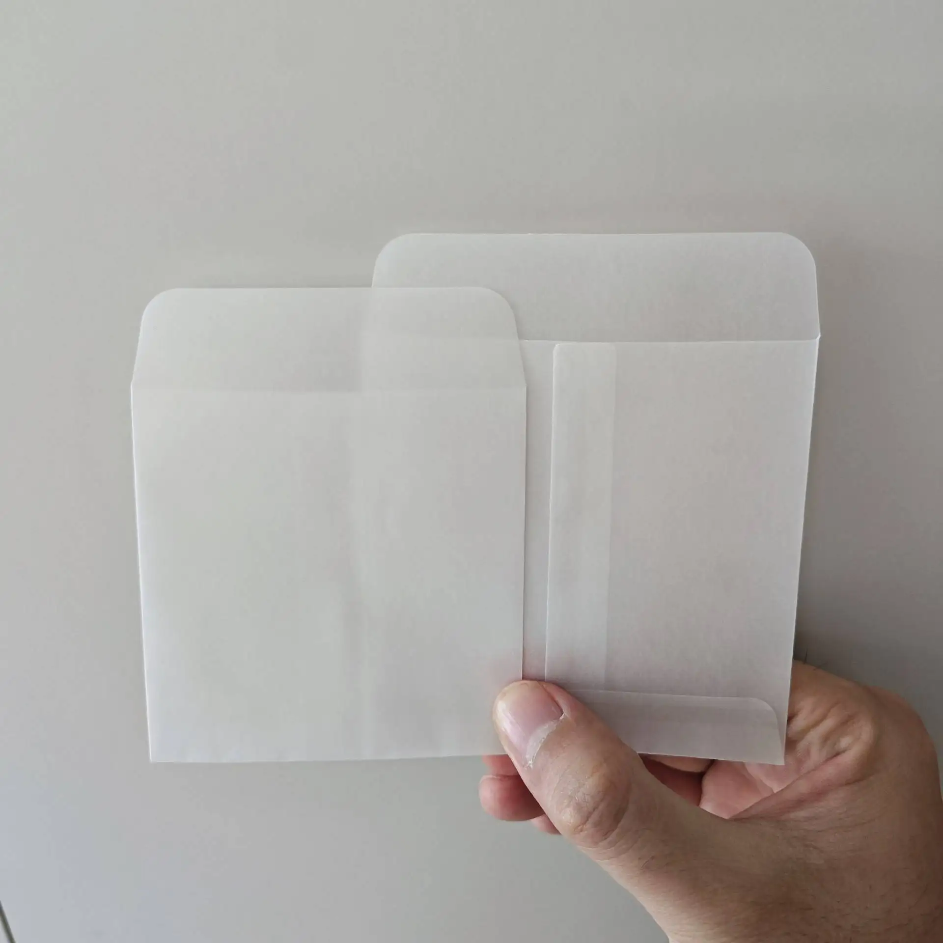 100pcs/lot Translucent Mini Envelope Jewelry Photo Storage Bag for Card Earring Necklace Gift Packaging DIY Supplies Envelopes