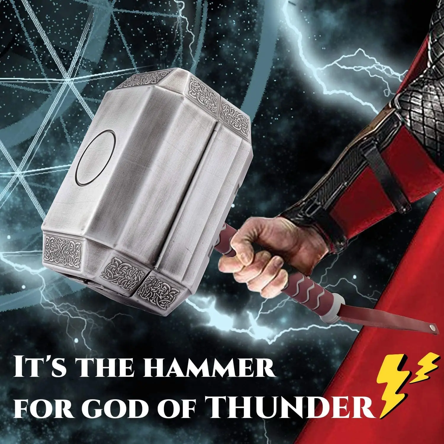 Thor Hammer Tool Box Household Tool Kit Thor's Mjolnir Hammer Tool Kit Set Home Repair Set Marvel Gift Holiday Gift