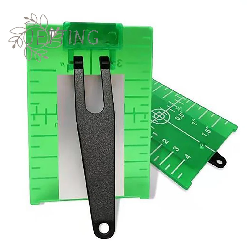 HOT 1PC Plastic Lase Target Card Plate For Green Red Lase Level For Line Lasers Reflective Magnetic Plate Laser Target