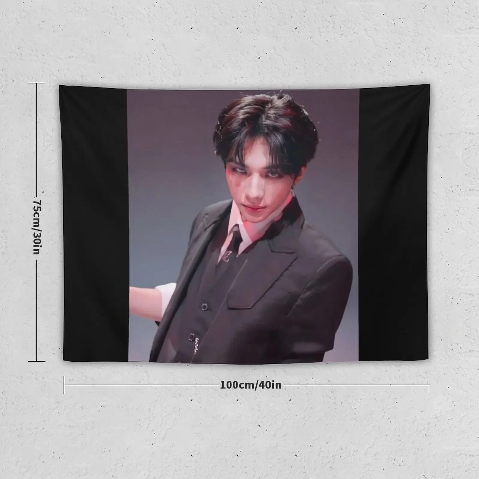 Hyunjin Tapestry Funny Aesthetic Room Decors Room Decorator Tapestry