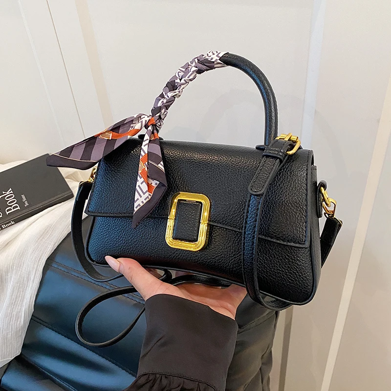 

Elegant Female Square Tote bag 2025 Fashion New High quality PU Leather Women's Designer Handbag Travel Shoulder Messenger Bag