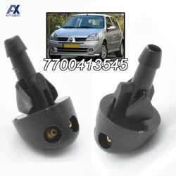 Pair Front Windscreen Wiper Washer Nozzle Jet For Renault Clio 2 2005 2004 2003 2002 2001 2000 1999 1998 OE# 7700413545 Auto