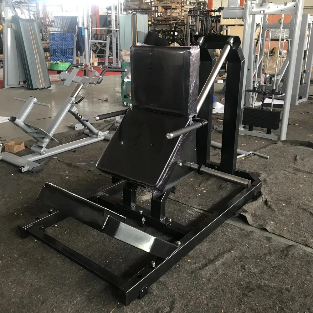 Commercial Gym Equipment Bodybuilding Function Steel Construction Cable Weight Standing Calf Machine Hack Squat Flat Bench Home