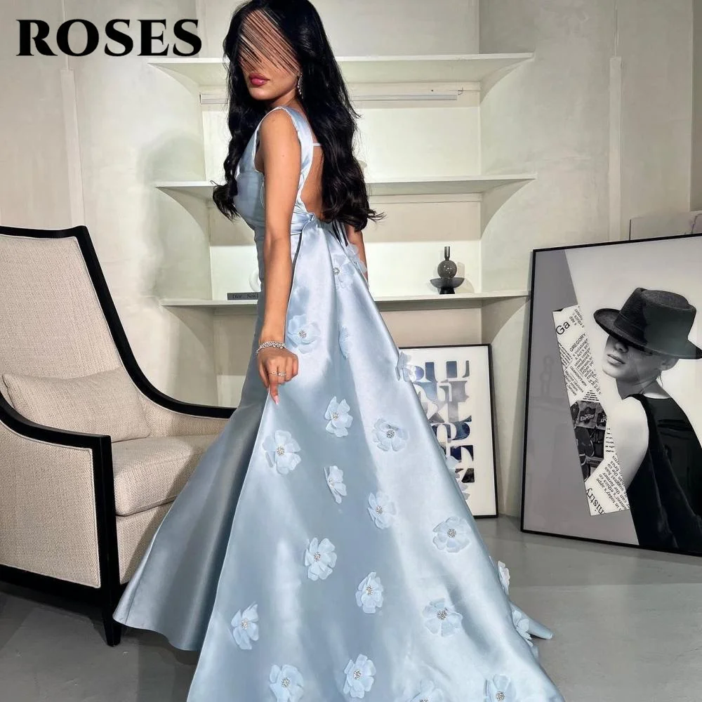 ROSES Sky Blue 3D Flowers Part - Custom Night Sky ulasan dan harga