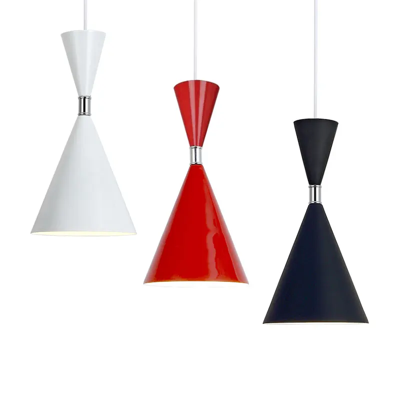 Lampe suspendue en aluminium au design moderne, luminaire décoratif d'intérieur, idéal pour un loft