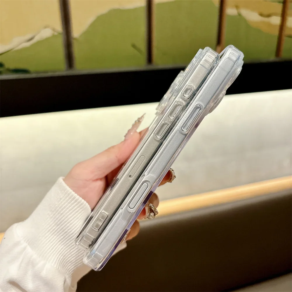 Luxuriöse MagSafe Magnetische Handyhülle für iPhone 17 Pro Max 17 Air 16 Pro 15 14 13 12 11 Transparente Stoßfeste Schutzhülle – Detail 7
