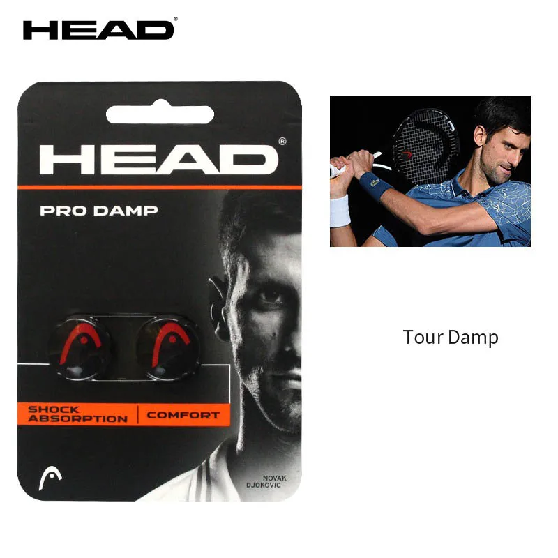 HEAD Tennis Racket Pro Damp Vibration Dampeners Silicone Anti-vibration Tennis Racquet Shock Absorber Shock Absorption Comfort