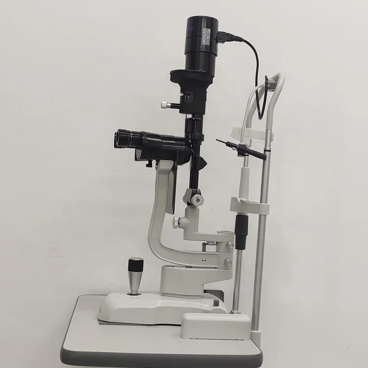 S2B Low Price Convenient And Compact Halogen Lamp Eye Examination Device Two-step Magnifications Slit Lamp