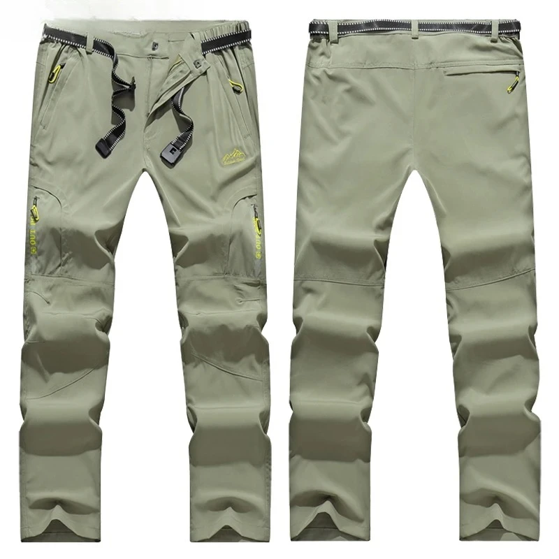XL-5XL Lightweight Thin Summer Pants for Men Sweatpants Stretch Quick Dry Trousers Men Hiking Camping Men's Pants Joggers Summer