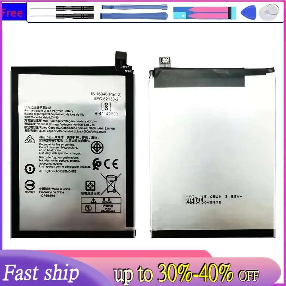 

3900Mah LC-440 Battery For Nokia 5.3 TA-1234 TA-1223 TA-1227 TA-1229 High Quality Batterij