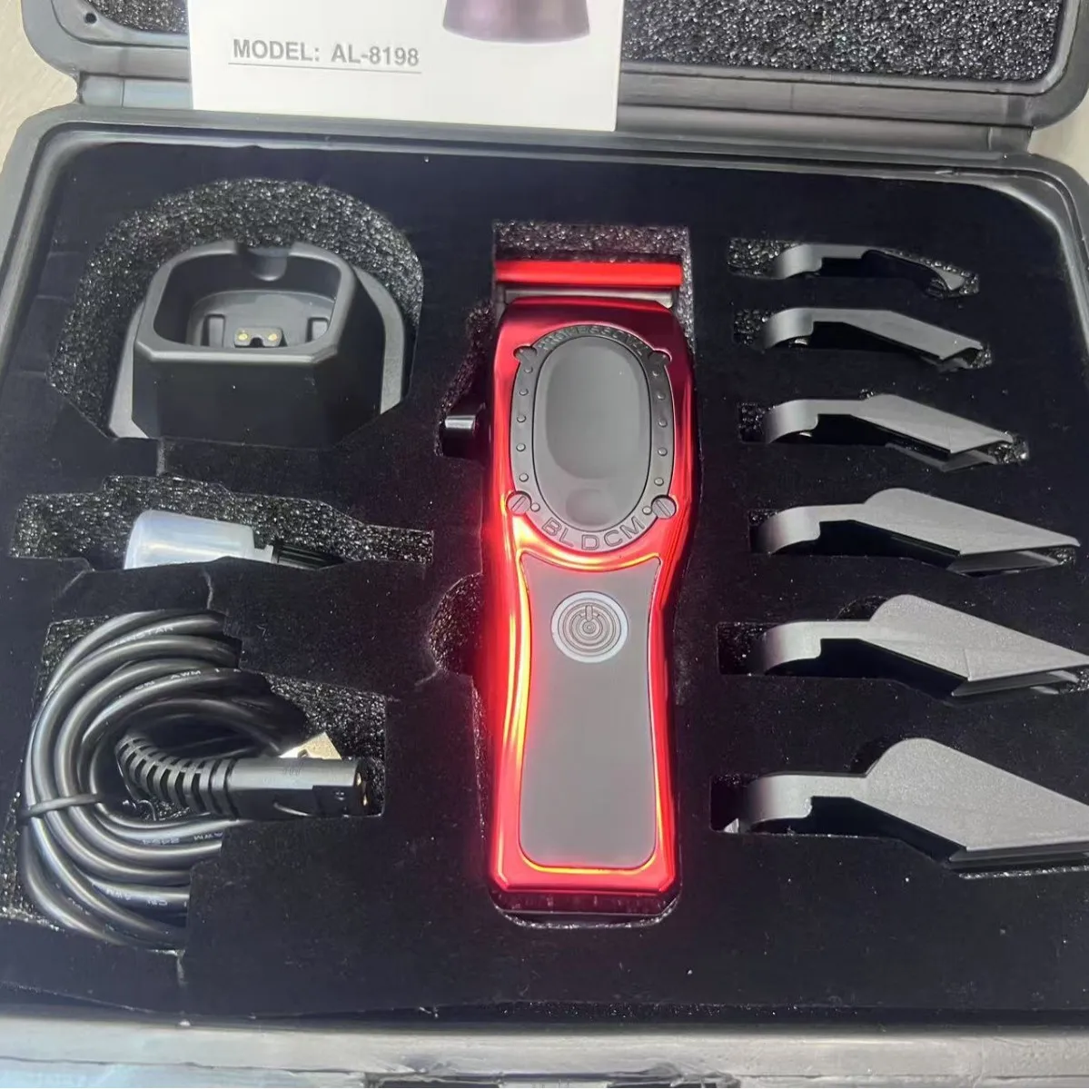 Cross-border New 8198 Foreign Trade Hairdressing Electric Hair Clipper High Hardness Blade