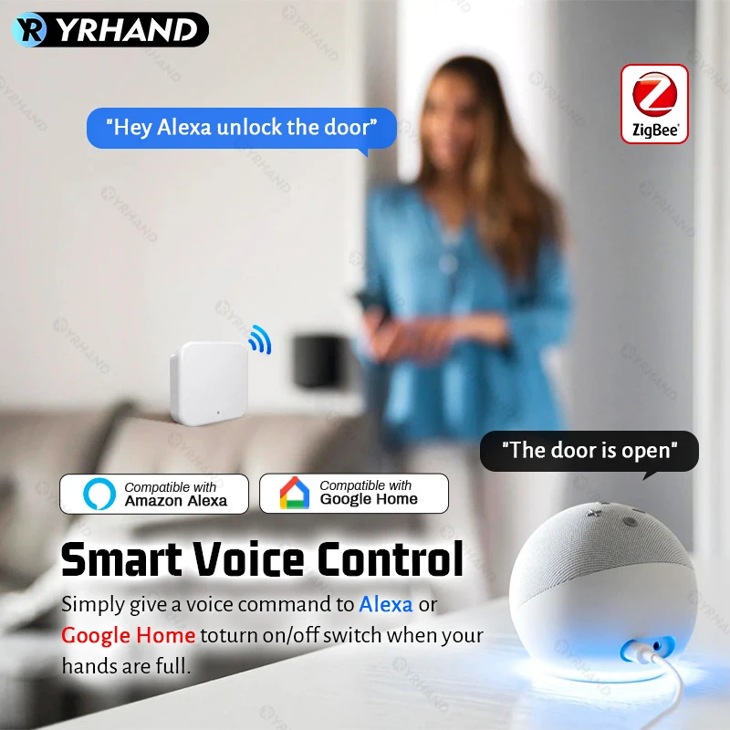 Tuya Zigbee Smart Deadbolt Locks for Front Door Alexa WiFi tuya app Biometric Fingerprint keyless Entry Keypad door lock