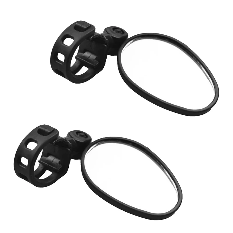 AS98-Bike Rearview Mirrors Adjustable Rotatable Handlebar End Mount Mirror Easy Install For MTB Road Bike