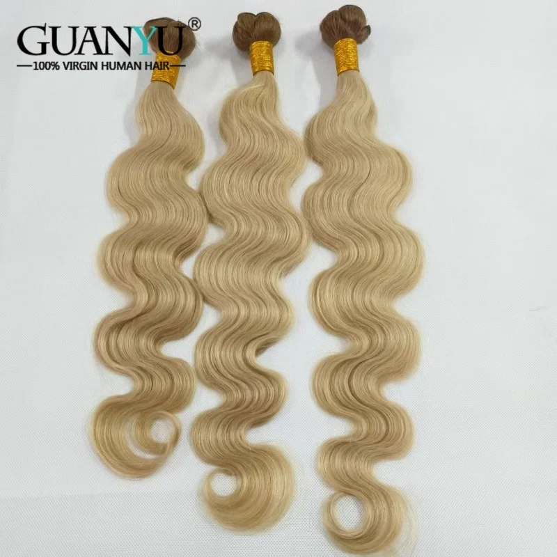 

T1b/28 Медовый Блондин Объемная Волна Пучки Человеческих Волос 100% Реми Наращивание Человеческих Волос Бразильские 3/4 Пучки Пропозиции Утки Человеческих Волос