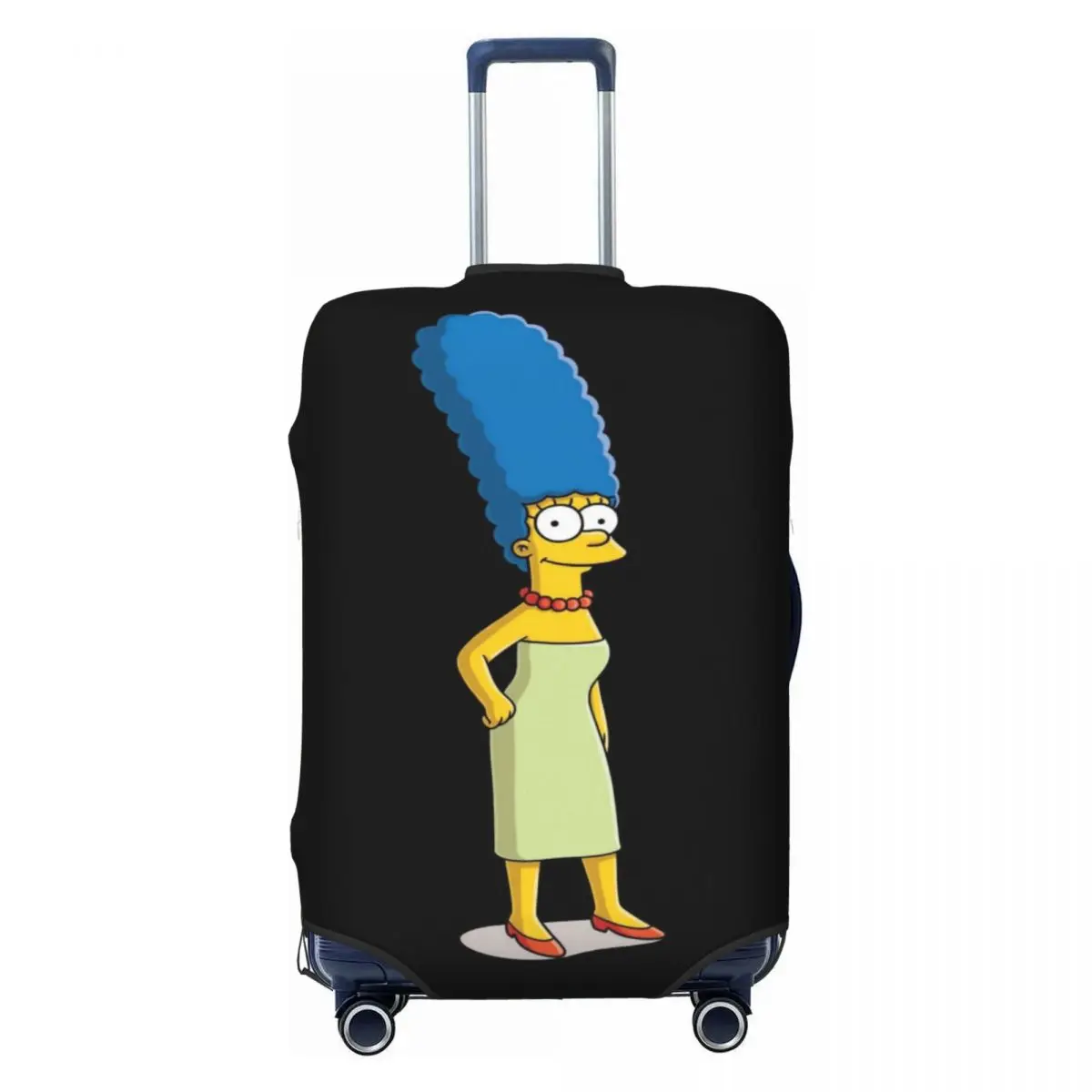 

Custom Simpsons Cartoon Suitcase Cover Dust Proof Travel Luggage Covers for 18-32 inch