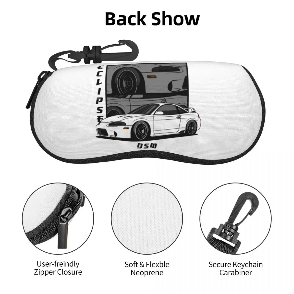 الكسوف 2G DSM الأحمر شل نظارات حالة النظارات الشمسية الواقية مربع النساء الرجال لينة حقيبة النظارات الحقيبة