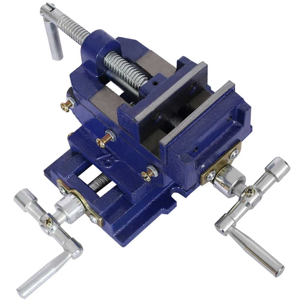 

Cross slide vise, Drill Press Vise 3inch,drill press metal milling 2 way X-Y ,benchtop wood working clamp machine