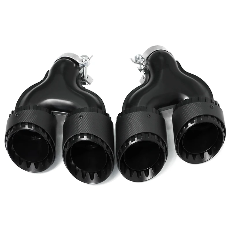 Car Exhaust Tip For BMW G60 G61 520i 530i Changed VTEN Bodykit Quad Exhaust Tip Muffler Tip Tailpipe Exhaust System Nozzle