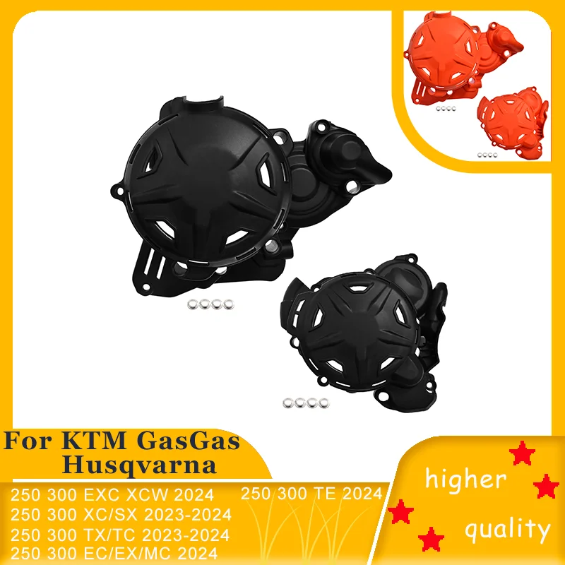 

2024 NEW For KTM EXC300 EXC250 XCW EXC 250 300 Crankcase Ignition Clutch Cover Guard Protector SX250 SX300 XC250 XC300 2023-2024