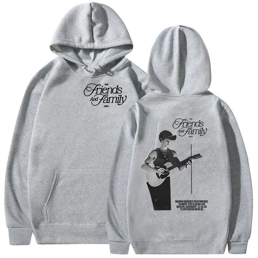 مغني الراب شون مينديز ألبوم 2025 أغطية رأس مطبوعة خريف/شتاء الرجال النساء الهيب هوب كنزة صوفية قطنية/بلوزة قطنية بلوزات هوديس خمر