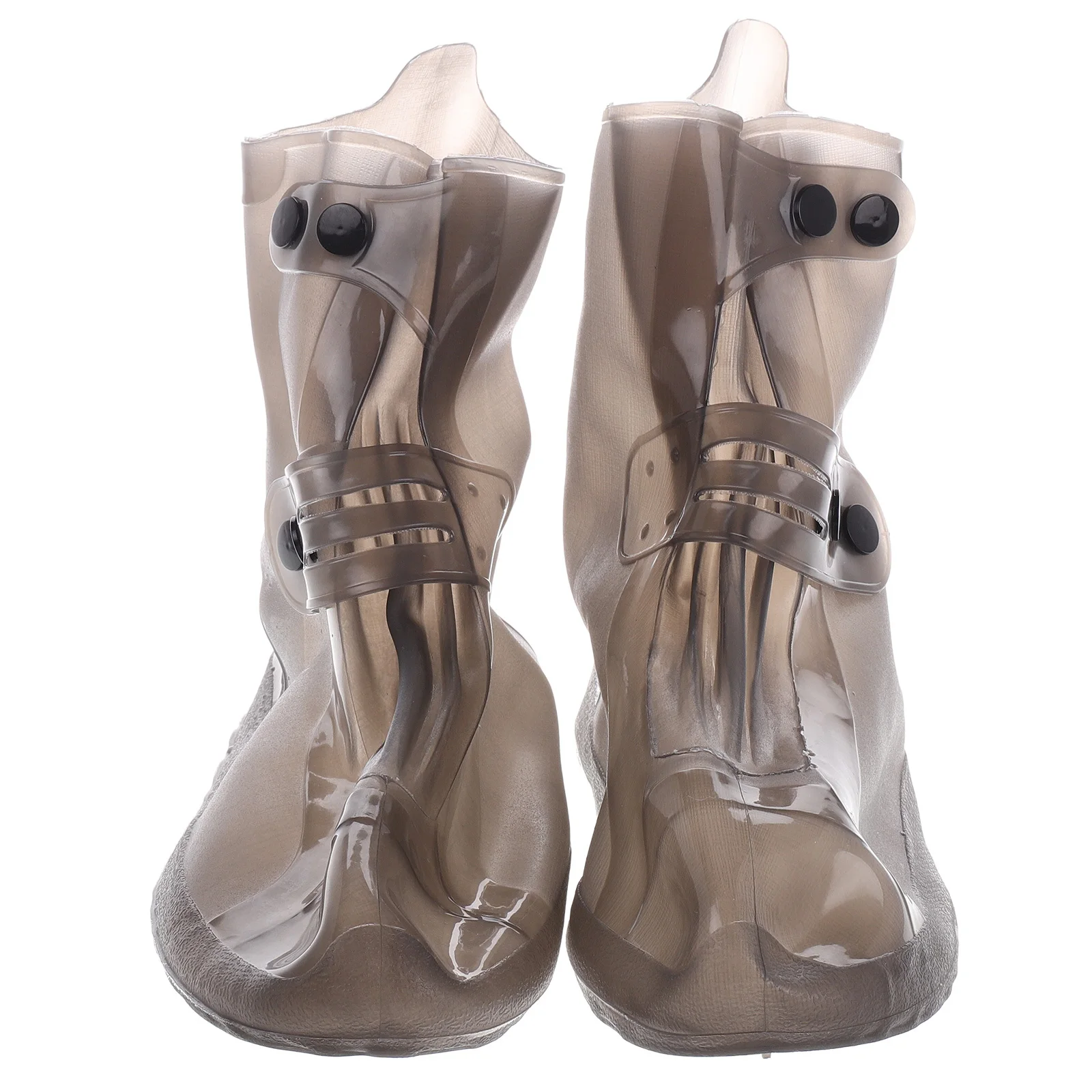 1 زوج أغطية الحذاء المقاوم للماء غطاء أحذية المطر للنساء الرجال قابلة لإعادة الاستخدام سيليكون المضادة للانزلاق في الهواء الطلق ركوب الدراجات المشي الجري السفر