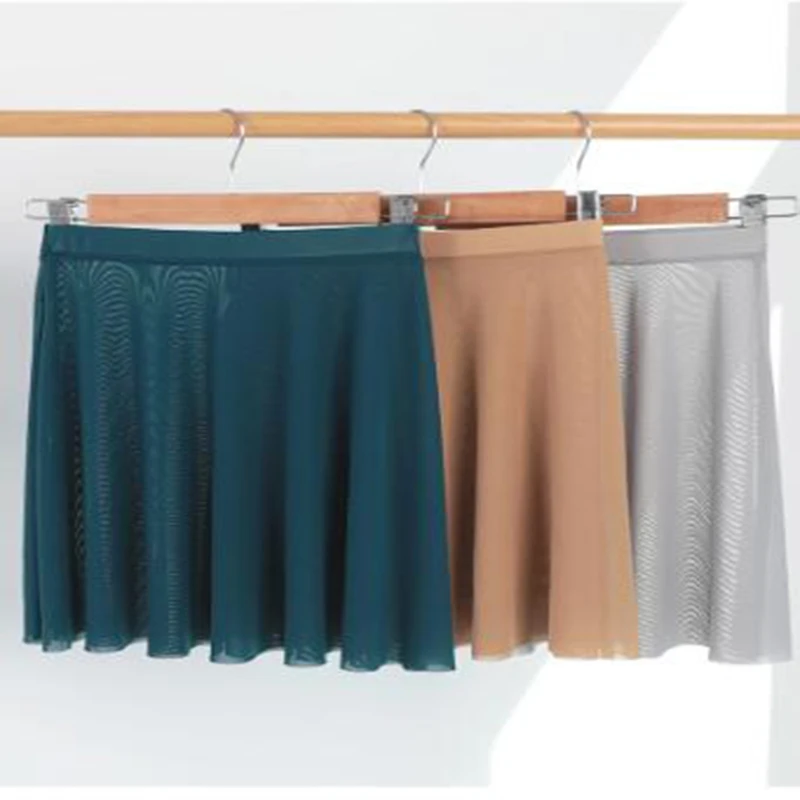 

Fairy Ballet Skirt Women's Girl Mesh Skirt Elastic Dance Skirt Ballet Women's Tulle Skirt Nylon Adult Dance Lyric Skirt
