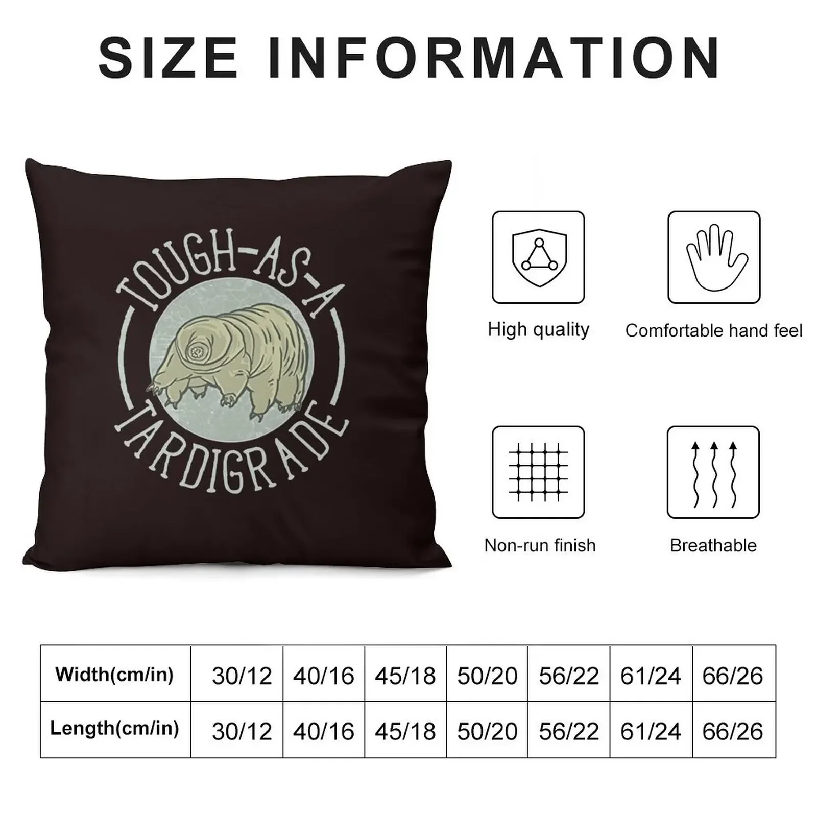 Funny Science Shirt Gift- Tardigrade Biology for Women Men Throw Pillow Ornamental Pillow New year pillow