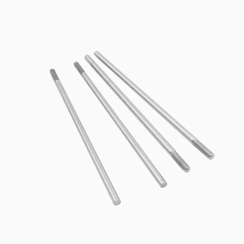 304 Stainless Steel Thick Threaded Rod M18 M20 / Headless Pull Rod with Single End Screw - Extended Length Stud Bolt