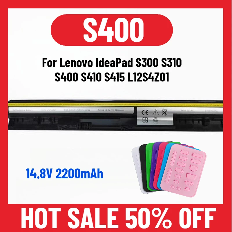 

14,8 В 2200 мАч для Lenovo IdeaPad S300 S310 S400 S410 S415 L12S4Z01 Аккумулятор для ноутбуков