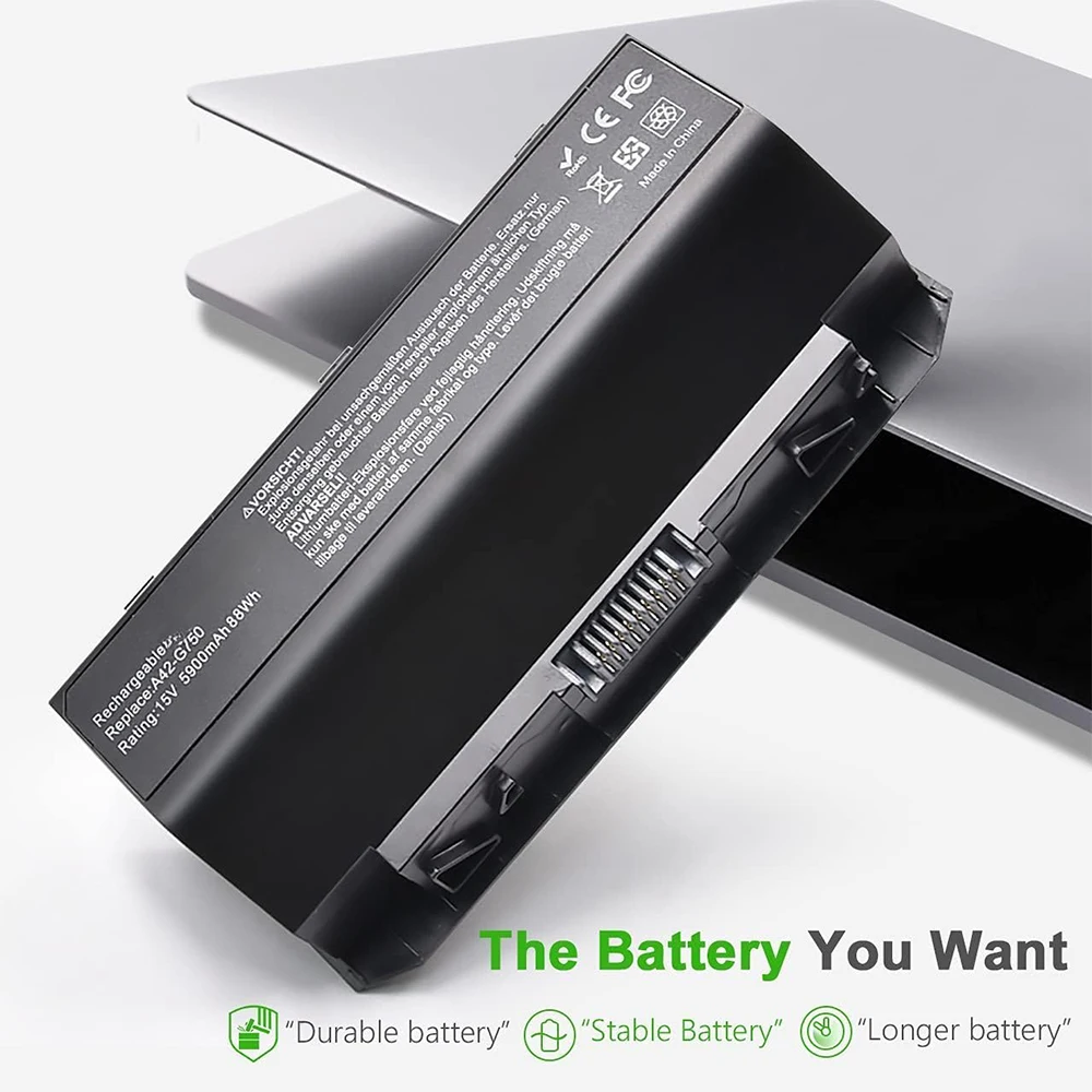 A42-G750 Laptop Battery for ASUS G750 G750J G750JH G750JM G750JS G750JW G750JX BG750JZ and ASUS ROG Series 0B110-00200000M