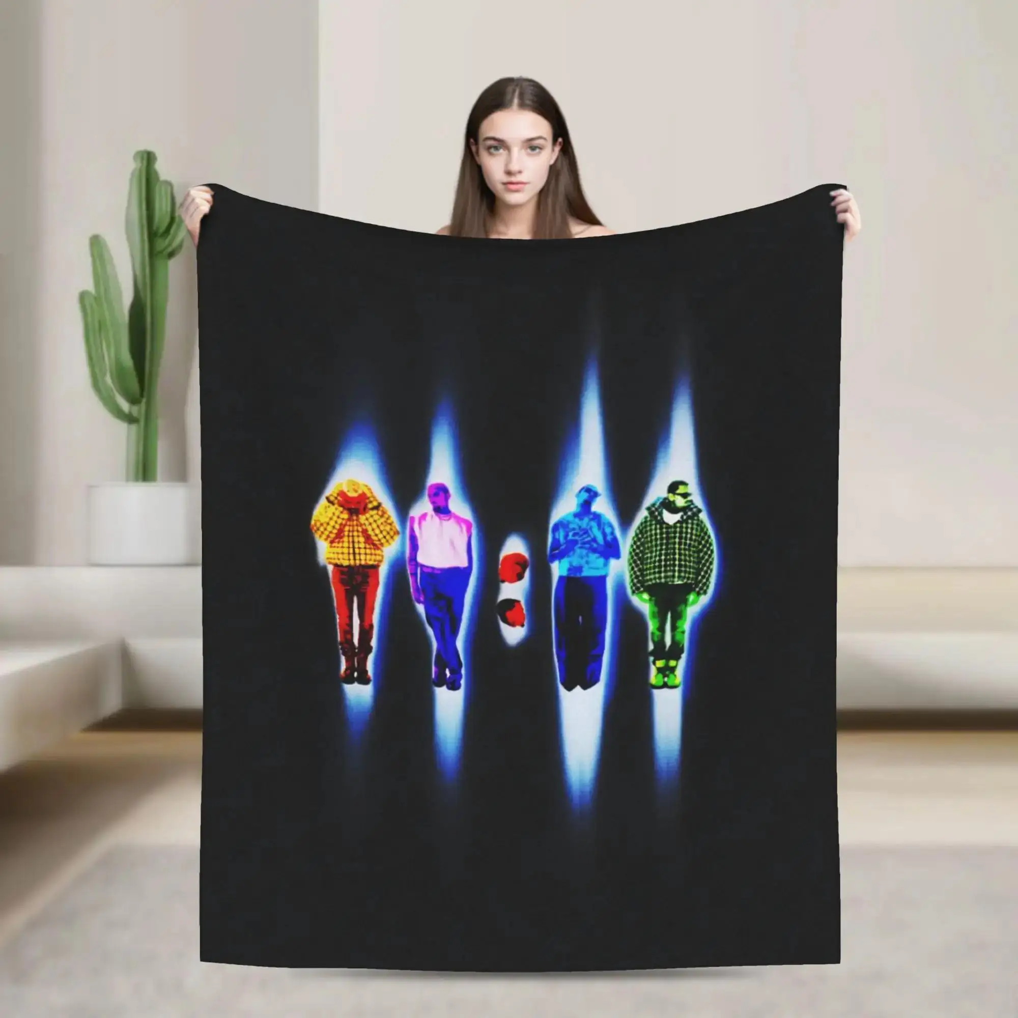 

Chris Brown Breezy Bowl XX Warm Soft Plush Throw Blanket for Living Room Bed Picnic Funny Flannel Bedspread Cover