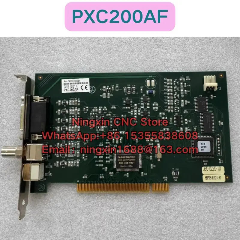 Second-hand PXC200AF PXC200AF-00 Image acquisition card Functional test OK Fast delivery
