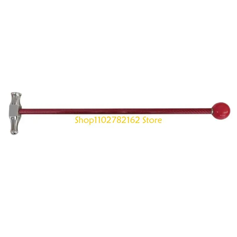 547B Extended Handle Tap-Down Tool for Vehicle Exterior Detail Use with Smooth Metal End for Fine Finish Leveling, Manual