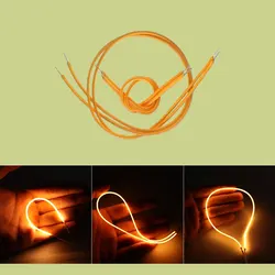 LED Soft Filament Edison Bulb Light Parts DC3V 80MM/130MM/255MM/300MM LED Diode Flexible Filament DIY Christmas Decoration Light
