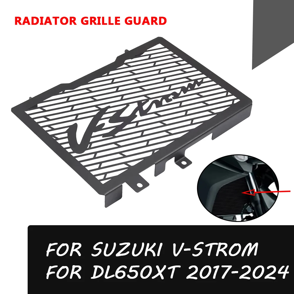 

Motorcycle Accessories Radiator Guard Grille Cover Protector Protective Grill For SUZUKI V-STROM DL 650XT DL650 XT DL650XT 2024