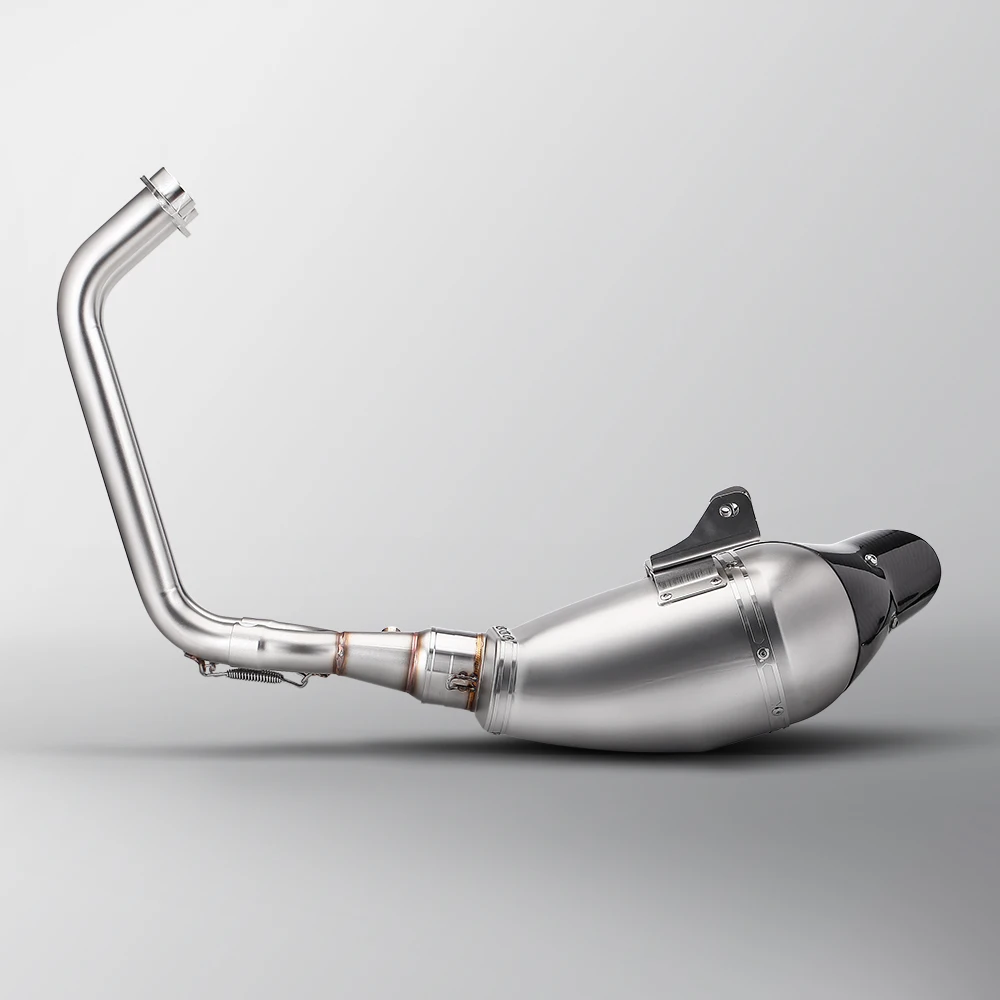 

MT07 FZ07 XSR700 мотоциклетная полная выхлопная система без шнуровки для MT07 FZ07 2014-2021